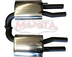Holden VF Maloo V8 3in Dual Rear Mufflers