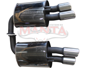 Holden Commodore VE, VF SDN V8 6.0L HSV & SS 2 1/2in Dual Rear Mufflers