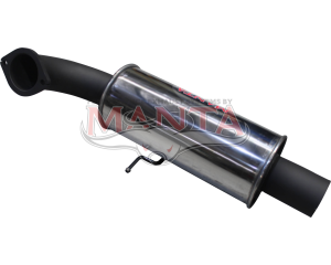 Ford Falcon BA - BF XR8/GT & FG XR8 Sedan 3in Dual Left Hand Rear Muffler With Chassis Bracket
