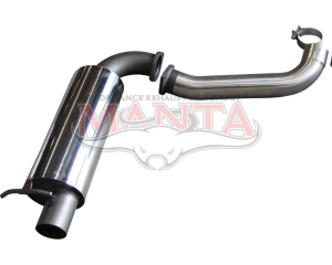 Ford Falcon BF FG Sedan 5.4L V8 & Coyote Supercharged 3in Dual LHS Rear Muffler includes Y-Piece Tip