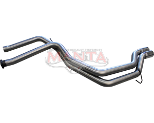 Ford Falcon AU V8 Sedan IRS Dual 2 1/2in Tail Pipes
