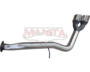 Next Gen T6.2 Ford Ranger /VW Amarok TDI600 V6 Diesel 3in Side Exit Chrome Twin Tip Tailpipe