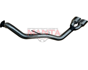 Ford F150 3.5L Twin Turbo V6 EcoBoost Petrol, 2023 on, 3in Side Exit Tail Pipe With Chrome Twin Tip