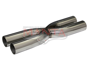 2 1/2in Stainless Steel Universal X-Pipe