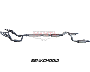 Chevrolet Silverado 1500 ZR2 6.2L V8 Full Exhaust System With Extractors, Cats and Twin 3in Cat Back