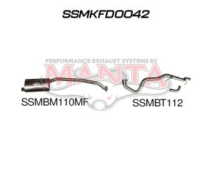 Ford Falcon EA - EL 6 Cylinder Wagon Catback Muffler/Tailpipe