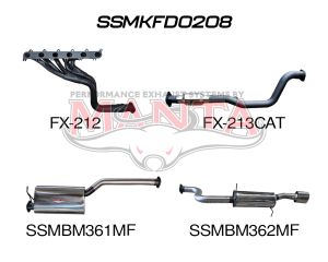 Ford Falcon FG 6 Cylinder XR6 Ute Full System Muffler/Muffler