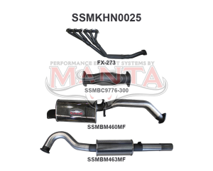 Holden Commodore VL Commodore 3.0L 6 Cylinder 3in With Extractors Muffler/Muffler