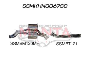 Holden Commodore VP VR VS Sedan 5L V8 IRS 2.5in Catback Tailpipe