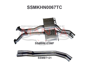 Holden Commodore VP VR VS Sedan 5L V8 IRS 2.5in Catback Tailpipe