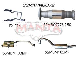 Holden Commodore VG VP VR V6 Ute 2.5in With Extractors Muffler/Tailpipe