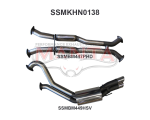 VY V8 HSV Sedan 3in Dual Catback Hotdog/Muffler