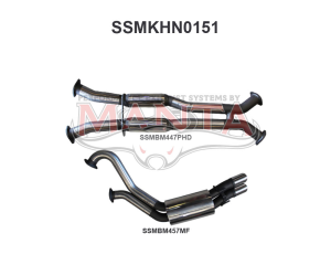 Holden VX VY Monaro 3in Dual Catback Hotdog/Muffler
