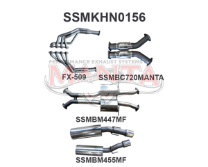 Holden VZ Monaro 3in Dual With 1 7/8 in Extractors Muffler/Muffler