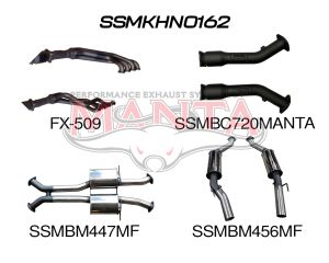 HSV VZ Gto Monaro 3in Dual With 1 7/8 in Extractors Muffler/Muffler