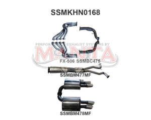 Holden Commodore VE V8 Sedan Wagon 3in With 1 7/8 in Extractors Muffler/Muffler