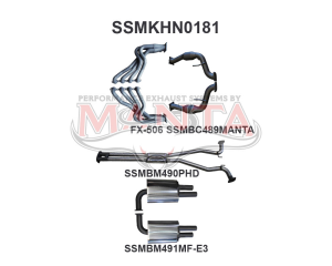 HSV VE E3 Sedan Wagon 2.5in With Extractors Hotdog/Muffler
