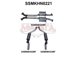HSV VY Maloo 3in Dual Catback Muffler/Muffler
