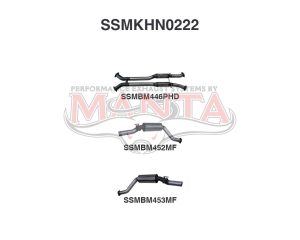 VY Maloo 3in Dual Catback Hotdog/Muffler