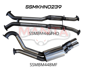 Holden Commodore VU VY VZ V8 Ute 3in Dual Catback Hotdog/Muffler