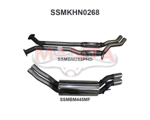 Holden Commodore VY VZ V8 AWD Wagon 2.5in Dual Catback PH/Muffler