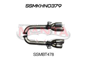 Holden Commodore VE Sedan, Wagon V8 6.0L HSV & SS 3in Dual Tail Pipes Axle Back Kit