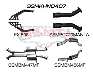 HSV VZ Gto Monaro 3in Dual With 1 3/4 in Extractors Muffler/Muffler