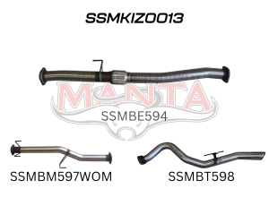 Isuzu D-Max Jan 2017 - 2020 3.0L DPF BACK