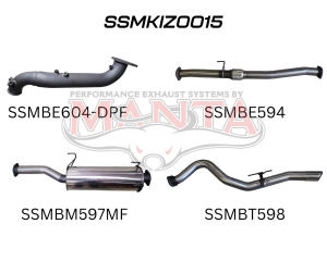 DMAX 2017 ON 3.0L TURBO BACK WITHOUT CAT