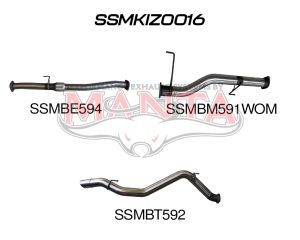 Isuzu MU-X Jan 2017 - 2020 3.0L DPF BACK
