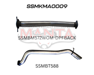Mazda BT50 3.2L DPF Back