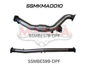Mazda BT50 3.2L DPF Replacement ONLY Without Cat - 2016 Onwards