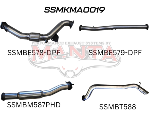 Mazda BT50  DPF 3.2L WITHOUT CAT & WITH HOTDOG