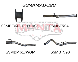 Mazda BT50 2021 ON 1.9L DPF BACK