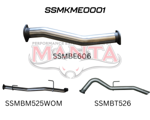 Mercedes X-Class 2.3L 3in DPF Back Exhaust System