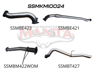 Triton MN Manual 4X4 2.5L CRD Without Cat & Muffler