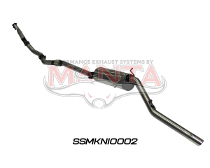 Nissan Navara D22 3.0L 3in Exhaust Without Cat, with Muffler