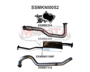 Nissan Patrol GU 4.2 Ute With Centre Muffler