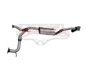 Nissan Patrol Y62 V8 5.6L Wagon 3in Catback With Muffler