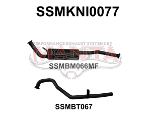 Nissan Patrol GQ 3.0L 2.5in off OE Engine Pipe
