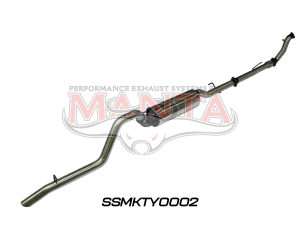 Toyota Landcruiser Hilux KUN26R 3.0L D4D 3in Muffler With Cat