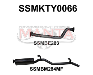Toyota Landcruiser FJ75 2.5in off Extractors
