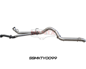 VDJ200 3in DPF Back W/4in Tailpipe