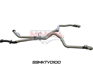 VDJ200 3in DPF Back Twin 3in Tailpipe