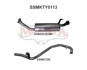Toyota FZJ80 Landcruiser 2.5in off Extractors