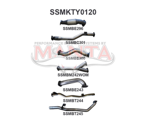 Toyota Landcruiser VDJ79 Dual Cab Twin 3in WOM With Cat
