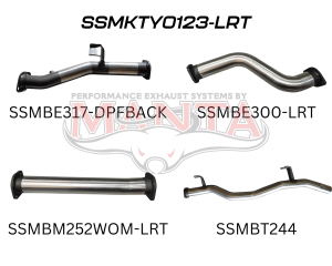 VDJ79 Single & Dual Cab Ute 3in DPF Back WOM, to suit TLC79SCA LRA 90L Auxiliary Long Range Tank