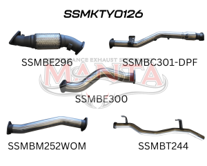 Toyota Landcruiser VDJ79 V8 Ute 3in With Cat & WOM DPF
