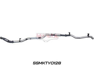 Toyota Landcruiser VDJ79 V8 Ute 3in NO Cat, With Hotdog DPF
