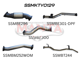 Toyota Landcruiser VDJ79 V8 Ute 3in NO Cat, WOM, DPF